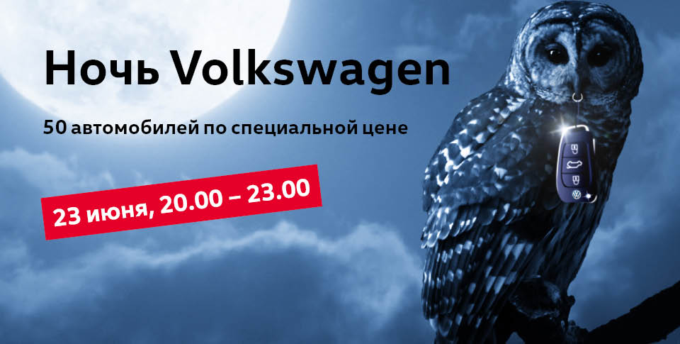 Белая ночь Volkswagen - ответ Черной пятнице!