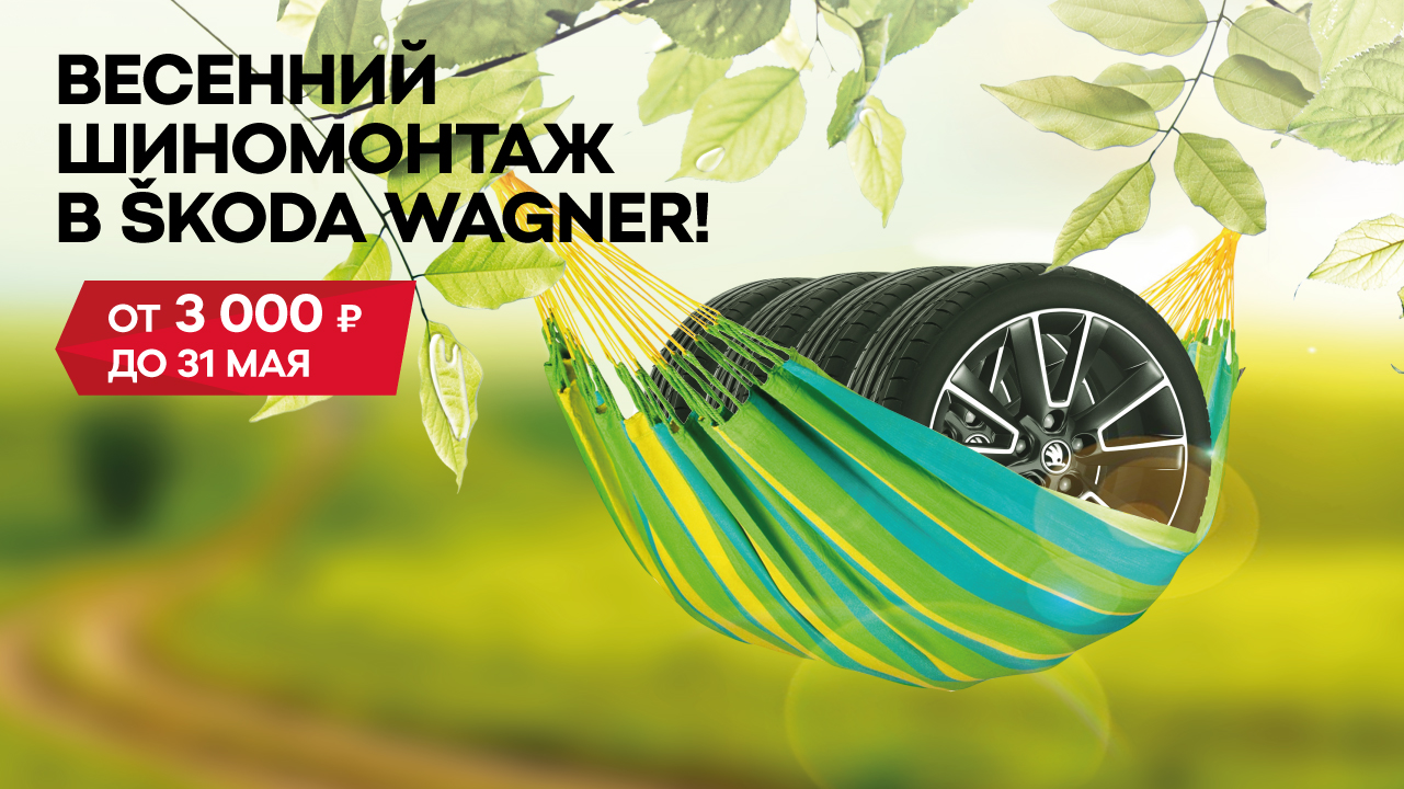 Официальные дилеры ŠKODA Wagner обеспечат выгодный весенний сервис!