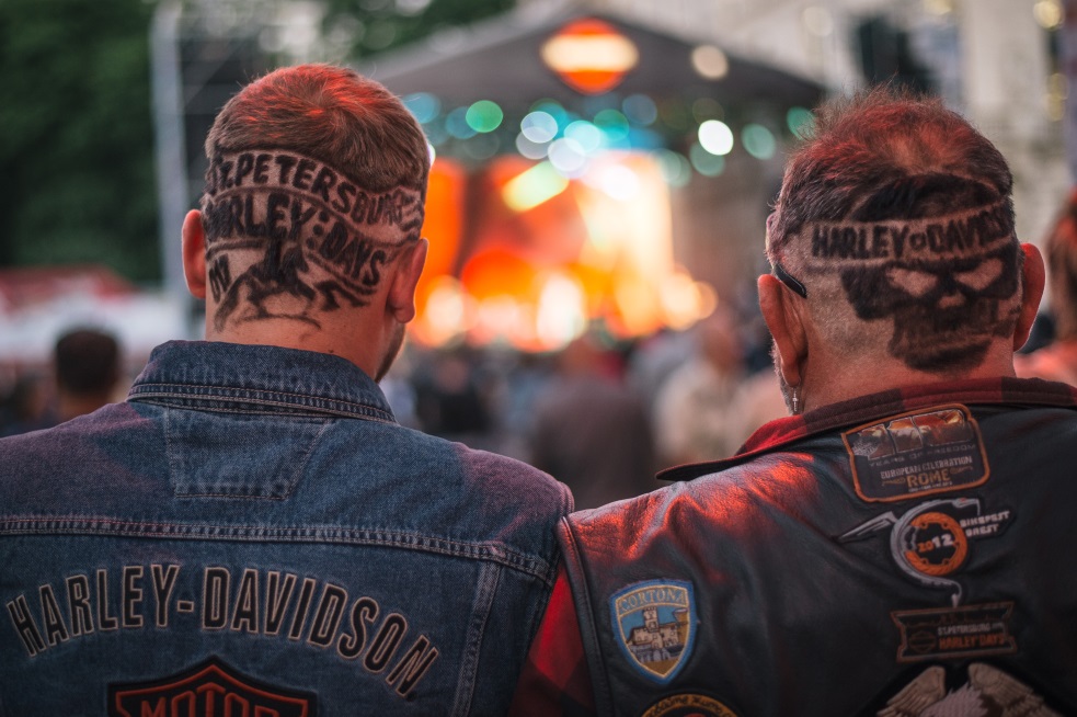 Громкий фестиваль: шум моторов на St.Petersburg Harley ® Days