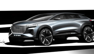 Audi готовит электрокроссовер Q4 e-tron Audi готовит электрокроссовер Q4 e-tron
