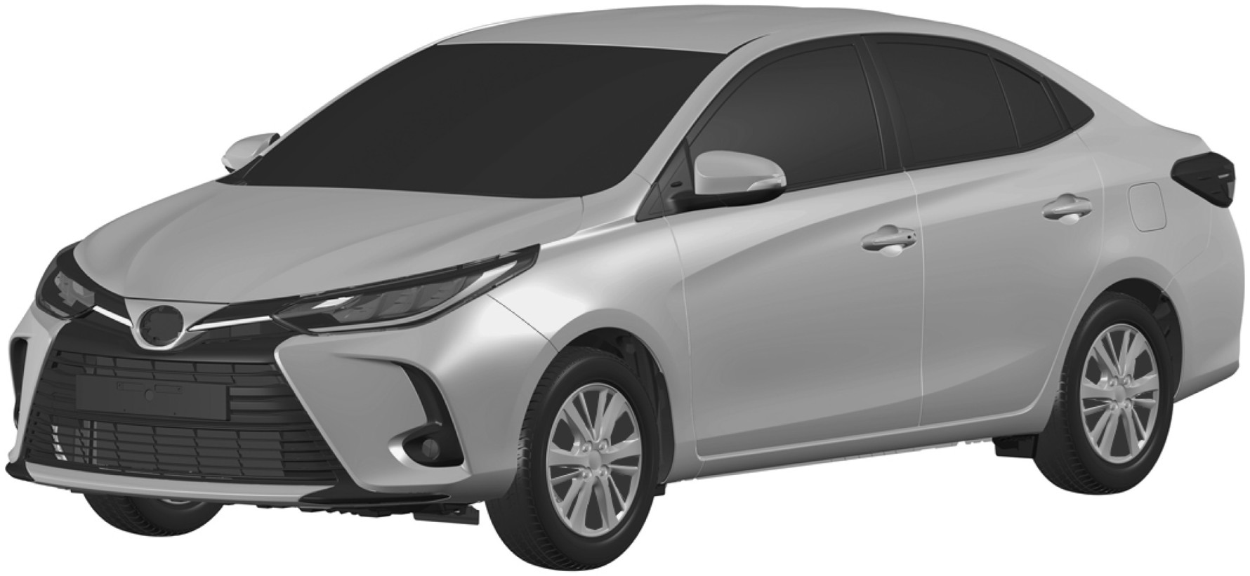 Toyota запатентовала в России бюджетный седан Vios