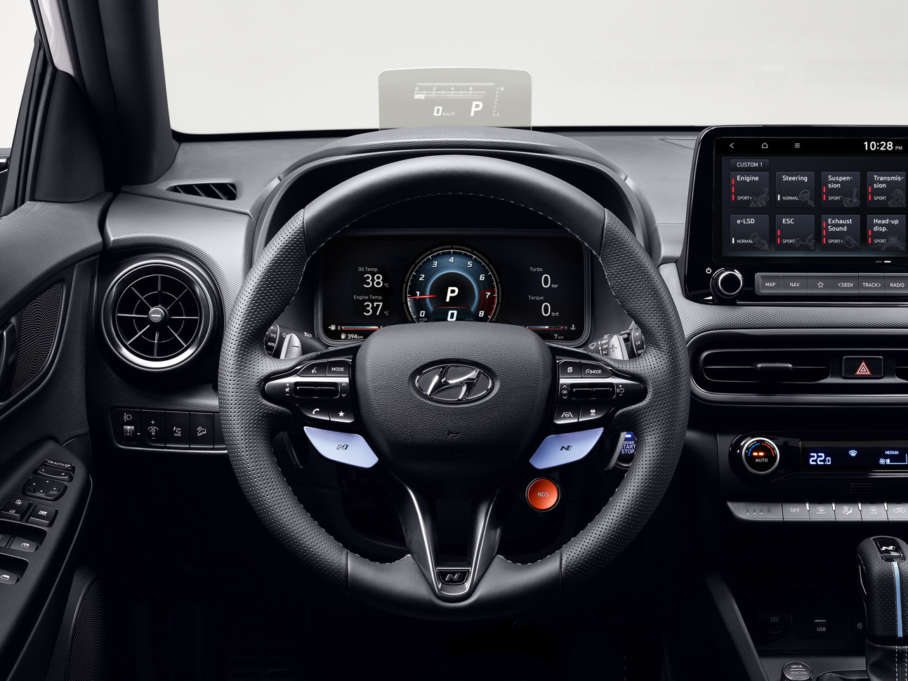 Hyundai представил «заряженный» кроссовер Kona N